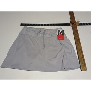 MELOO Grey Athletic Skort with Built-In Shorts - Size xs